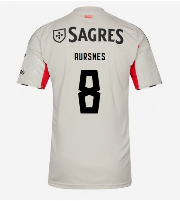 Benfica Fredrik Aursnes #8 Replika Bortatröja 2025-26 Kortärmad